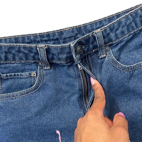 Future Collective x Reese Blutstein Western Seamed Denim Straight Pants Size 10 - Picture 7 of 14